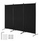 Oxford Fabric Iron Room Divider Screen Foldable Privacy Panels